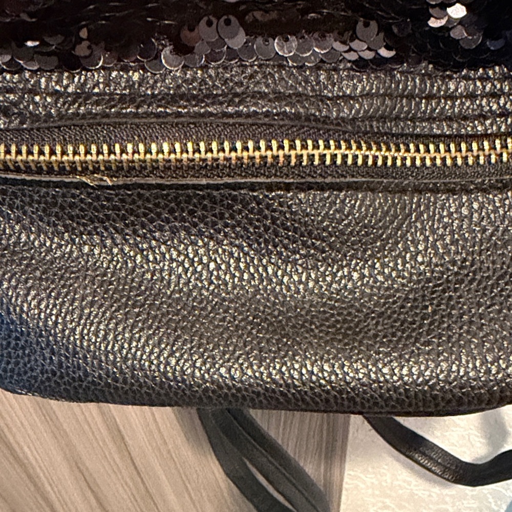 Sequin Black Backpack - image 3